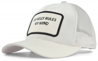 Casquette - Gårda Velvet Trucker My Belly (blanc)