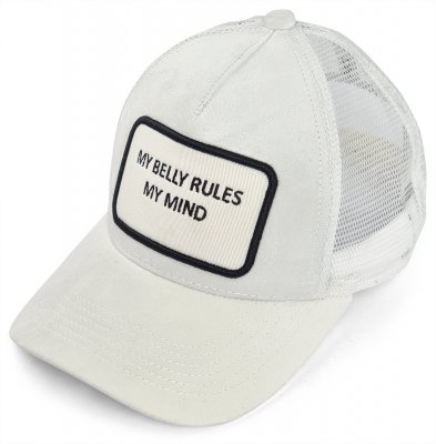 Casquette - Gårda Velvet Trucker My Belly (blanc)
