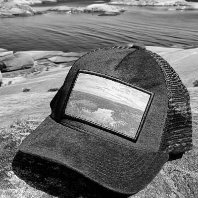 Casquettes - Gårda Velvet Trucker Norrland (noir)
