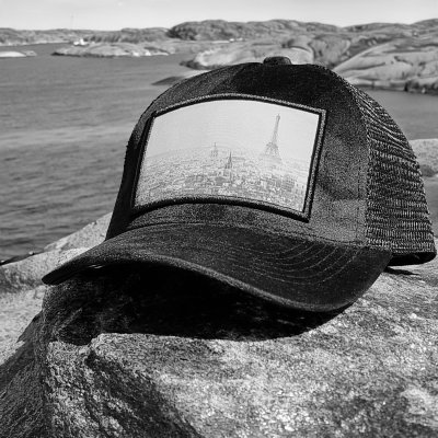 Casquettes - Gårda Velvet Trucker Paris (noir)