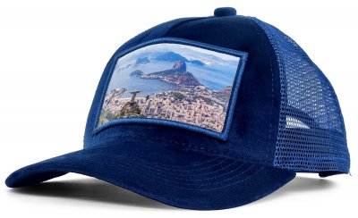 Casquettes - Gårda Velvet Trucker Rio De Janeiro (bleu)