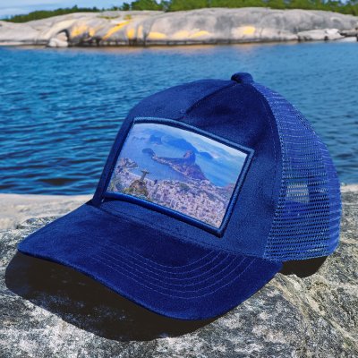 Casquettes - Gårda Velvet Trucker Rio De Janeiro (bleu)