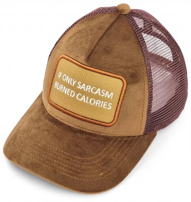Casquette - Gårda Velvet Trucker Sarcasm (brun)