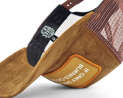 Casquette - Gårda Velvet Trucker Sarcasm (brun)