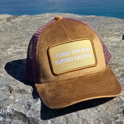 Casquette - Gårda Velvet Trucker Sarcasm (brun)