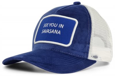Casquette - Gårda Velvet Trucker Savasana (bleu)