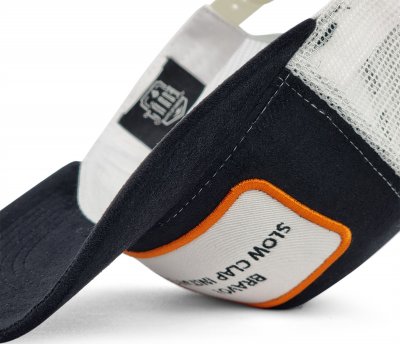 Casquette - Gårda Velvet Trucker Slow Clap (noir et blanc)