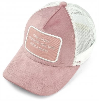 Casquette - Gårda Velvet Trucker Yoga Class (rose)