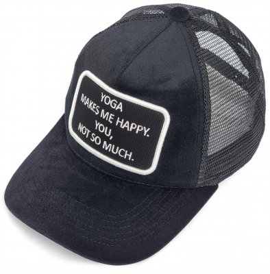 Casquette - Gårda Velvet Trucker Yoga (noir)