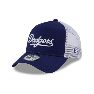 Casquettes - New Era Los Angeles Dodgers A-Frame Trucker Cap (bleu)