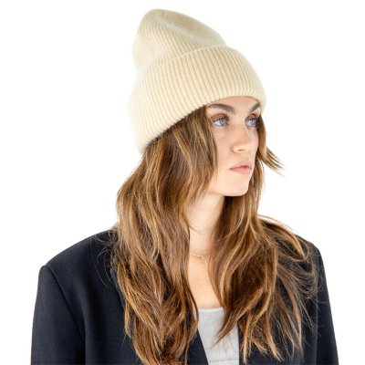 Bonnets - Gårda Angora Beanie (crème)