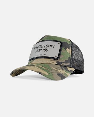 Casquettes - John Hatter - Bullshit I Can't Hear You - Aluminium Edition (Vert)