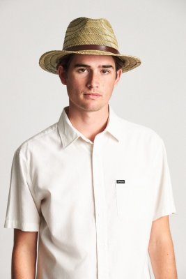 Chapeaux - Brixton Messer Straw (nature)