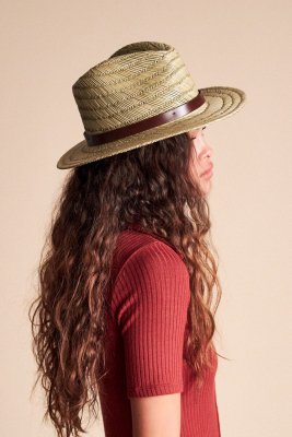 Chapeaux - Brixton Messer Straw (nature)
