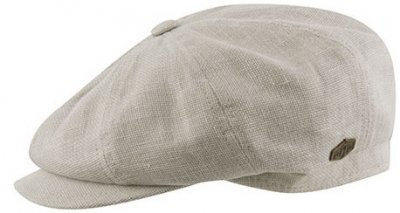 Casquette gavroche/irlandaise - MJM Montreal Eco Linen Mix (beige)