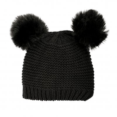 Bonnet et Mitaines Enfants - Gårda Målilla Knitted Set (noir)