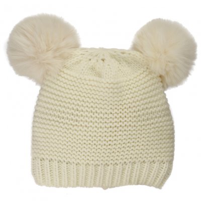 Bonnet et Mitaines Enfants - Gårda Målilla Knitted Set (blanc)