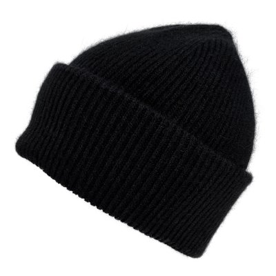 Bonnets - Gårda Angora Beanie (noir)