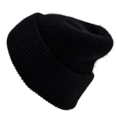 Bonnets - Gårda Angora Beanie (noir)