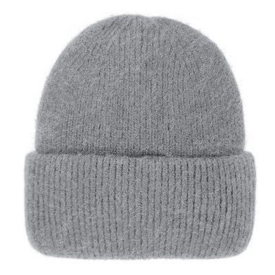 Bonnets - Gårda Angora Beanie (gris clair)