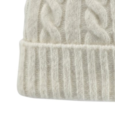 Bonnet - Gårda Bad Gastein Cable Knit Wool Mix Beanie (blanc)