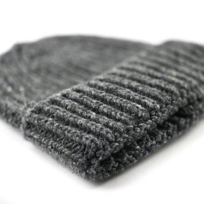 Bonnet - Gårda Aspen Wool Mix Beanie (gris foncé)