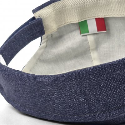 Bonnet - Gårda Cavo Linen Docker Beanie (bleu)