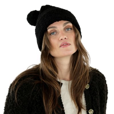 Bonnet - Gårda Cortina Wool Mix Beanie (noir)
