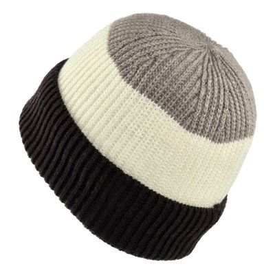 Bonnet - Gårda Courchevel Merino Wool Beanie (beige/blanc cassé/marron)