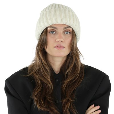 Bonnet - Gårda Ebene Wool Mix Beanie (blanc cassé)