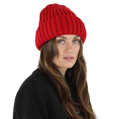 Bonnet - Gårda Ebene Wool Mix Beanie (rouge)