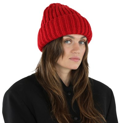 Bonnet - Gårda Ebene Wool Mix Beanie (rouge)