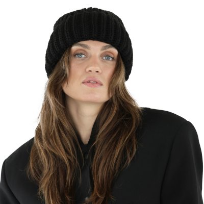 Bonnet - Gårda Ebene Wool Mix Beanie (noir)