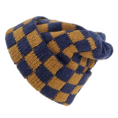Bonnets - Gårda Hedemora Beanie (bleu/marron)