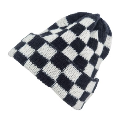 Bonnets - Gårda Hedemora Beanie (noir/blanc)