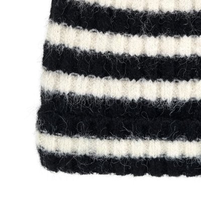 Bonnet - Gårda Isfjord Slouch Beanie (noir/blanc)