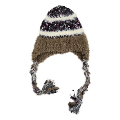Bonnet - Gårda Quellon Knit Earflap Beanie (marron/multicolore)