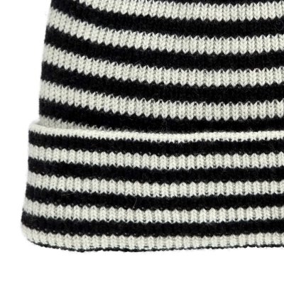Bonnet - Gårda Saint-Gervais Striped Wool Mix Beanie (noir/blanc)