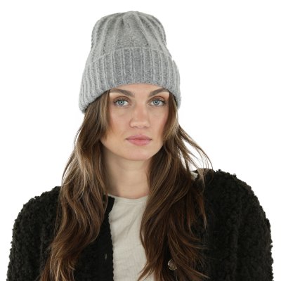 Bonnet - Gårda Adelboden Merino Mix Beanie (gris)