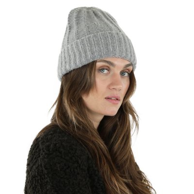 Bonnet - Gårda Adelboden Merino Mix Beanie (gris)