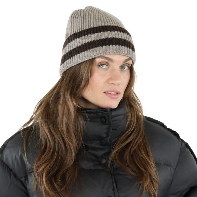 Bonnet - Gårda Champéry Cashmere Mix Beanie (marron/beige)