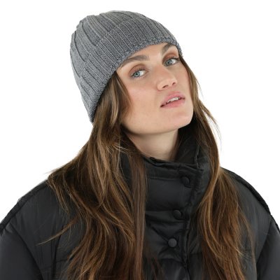 Bonnet - Gårda Lenzerheide Merino Wool Beanie (gris)