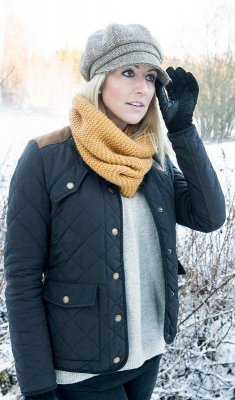 Casquettes - CTH Ericson Regina Harris Tweed (Noir)