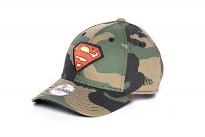 Casquettes Enfant - New Era Trucker Superman (vert)