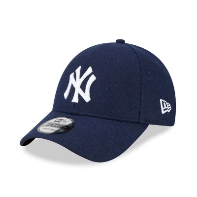 Casquettes - New Era NY Yankees Wool 9FORTY (bleu)