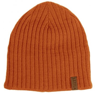 Bonnets - Sätila Orca Windproof Merino Wool Beanie (orange)