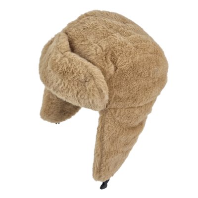 Chapeau de trappeur - Gårda Faux Fur Trapper Hat (marron clair)