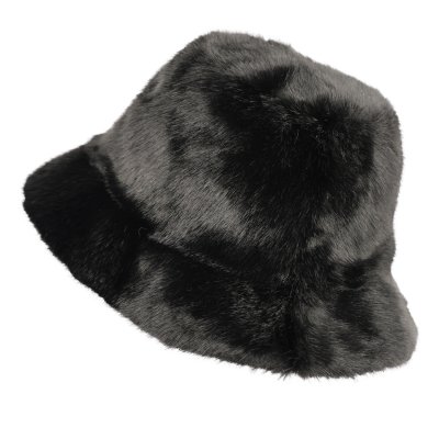 Bonnet en fourrure - Gårda Valea Faux Fur Hat (noir)