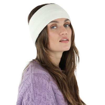 Bandeau - Gårda Crans-Montana Wool Mix Headband (blanc)