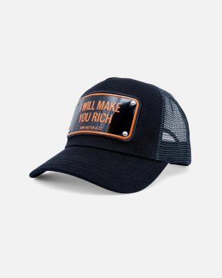 Casquettes - John Hatter - I Will Make You Rich - Aluminium Edition (noir)